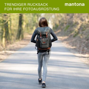 Рюкзак для фотоапарата Mantona Luis Green