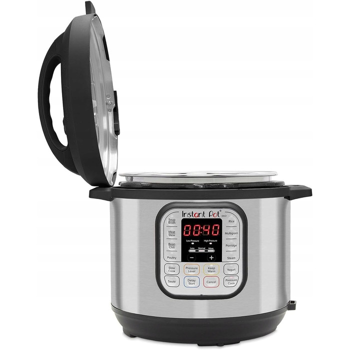 Мультиварка Instant Pot Duo60, срібляста, 1000 Вт, 5,7 л