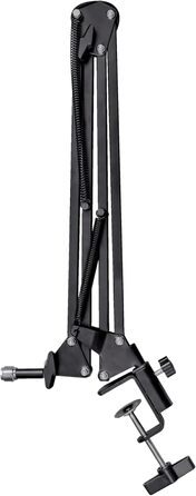 Trust Gaming GXT 253 Emita: мікрофонний кріплення-планка, стійка для мікрофона, регульована, з кабелем 290 см, чорний