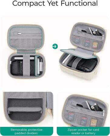 Захисний чохол-сумка для цифрового фотоапарата bagsmart, еластична сумка-кейс з двома варіантами носіння, колір: S-camel