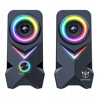 Комп'ютерні колонки Onikuma L2 2.0 Bluetooth USB з RGB-підсвіткою, 10 Вт