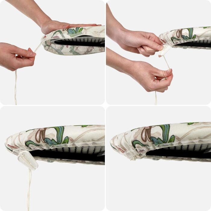 Набір для прасування KADAX з шнурком, практичний чохол для прасувальної дошки, замінний чохол для прасувальної дошки для парових прасок (в клітинку M)