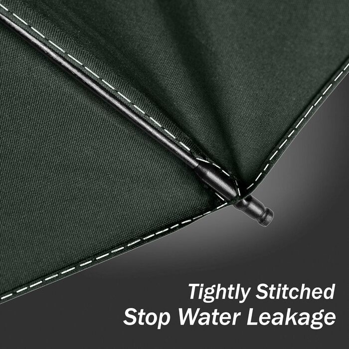 Чоловічий складаний парасоль від дощу Conlun Kompakter – штормостійкий, автоматичний, 127 см, чорний