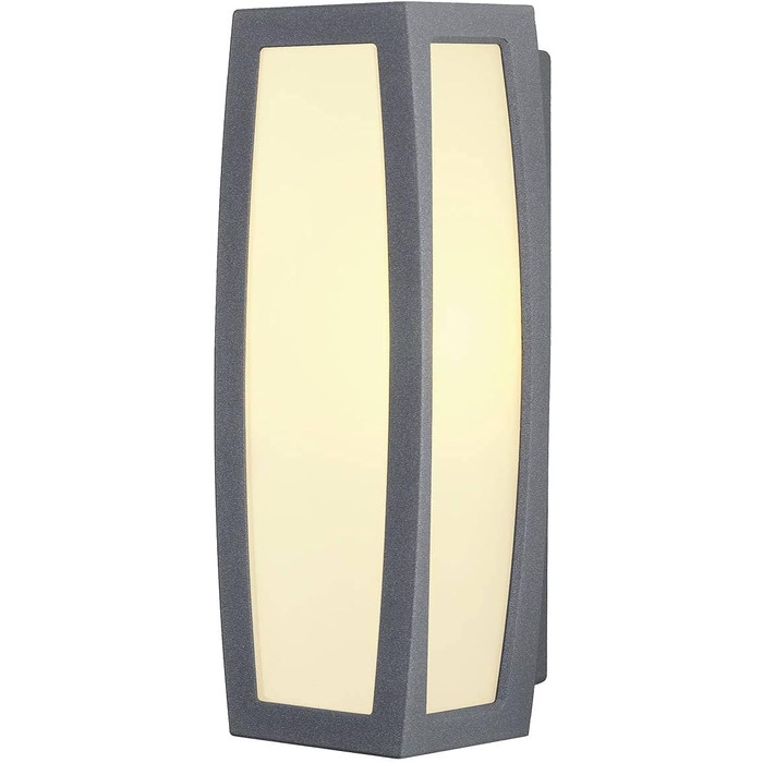 SLV Wall Lamp MERIDIAN BOX with Motion Sensor | for effective outdoor lighting of walls and entrance areas | LED Spotlight, Wall Light, Outdoor Light, Garden Light, Path Light | E27, 25W max