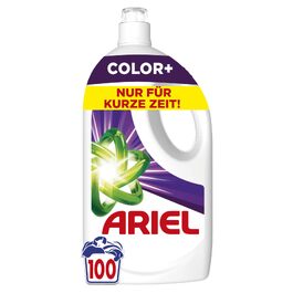 Рідкий пральний засіб Ariel Color+, ефективне видалення плям, 100 прань, 4.5 л