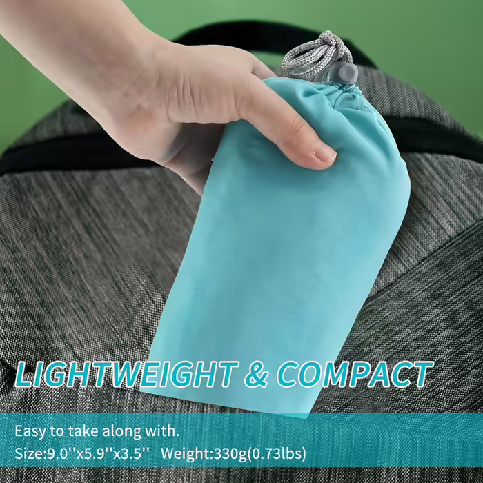 NewDoar Sleeping Bag Liner, 215x85 cm, Portable, Lightweight, Travel Sheet with Pillow Slot, Ultralight, Soft, Camping Sleeping Bag Liner, Pongee Fabric for Camping, Hiking, Backpacking, Hotels, Hostels