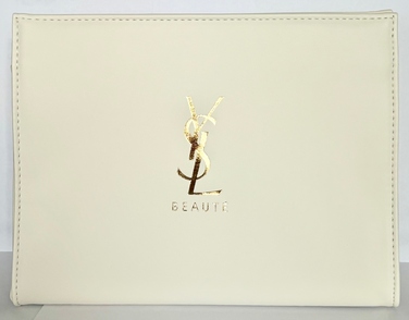 Велика косметичка Yves Saint Laurent (Large Pouch), біла
