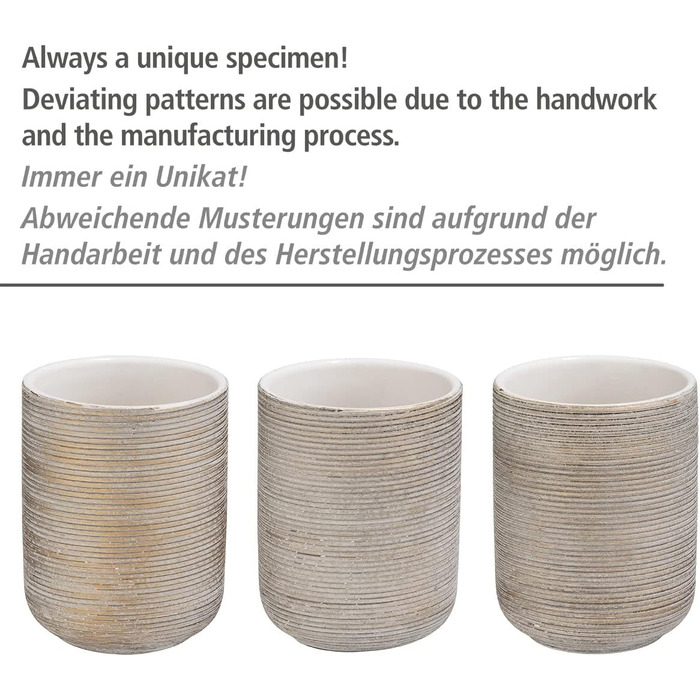 Дозатор для мила WENKO Fedio, керамічний, золотий, ручної роботи, 400 мл