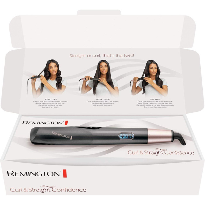 Випрямляч та плойка Remington Curl/Straight Confidence S6606B 2в1 [Amazon Exclusive]