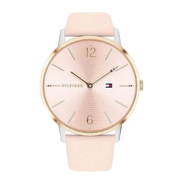 Годинник Tommy Hilfiger для жінок: кварцовий, аналоговий, з металевим браслетом або шкіряним ремінком рожевого золота