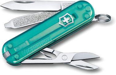 Мультитул Victorinox Classic SD Tropical Surf: Швейцарський ніж, 7 функцій, з файлом для нігтів