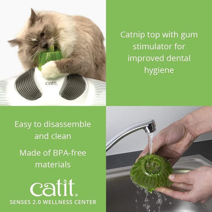 Catit Wellness Center for Cats, 1 Piece (1 Pack), Multi-Colored