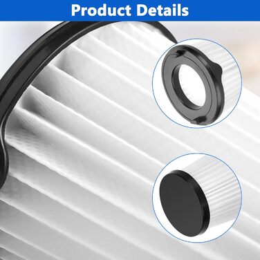 Замінні фільтри для пилососів AEG CX7, QX8 (8 шт.) - HEPA, з щіткою для чищення