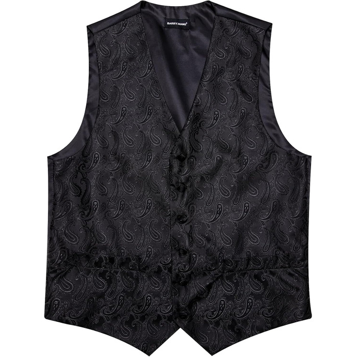 Шкарпетки чоловічі Barry.Wang Retro Paisley XXL (4 пари) темно-чорного кольору