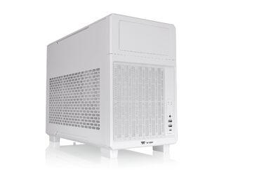 Корпус для ПК Thermaltake TR200 Micro Chassis (Micro-ATX/Mini-ITX), білий, підтримка СРО 360мм, 7 вентиляторів, USB-C