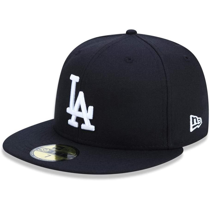 Кепка New Era MLB Basic LA Dodgers 59Fifty Fitted чорна/біла (60-61)