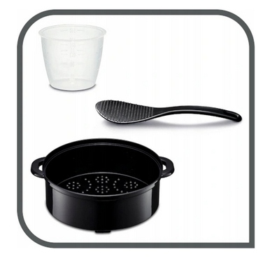 Електрична каструля Tefal Classic RK1038, 700 Вт, 5 л, чорна