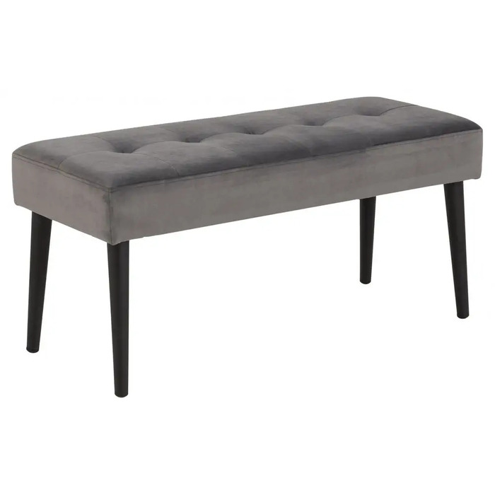 Оббита лава Actona без сховку, 95 x 45 x 38 см, сіра