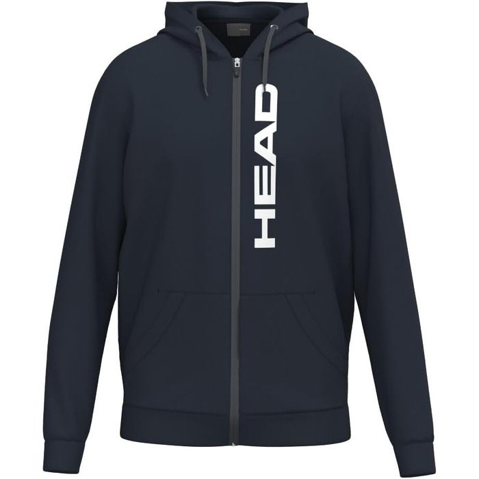 Чоловіча толстовка на блискавці Head Club Original Hoodie Fz, темно-синя, розмір XL