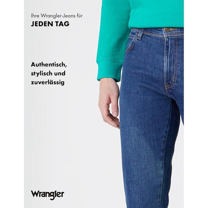 Джинси чоловічі Wrangler W10i Darkstone 42W/30L - класичний темно-синій колір