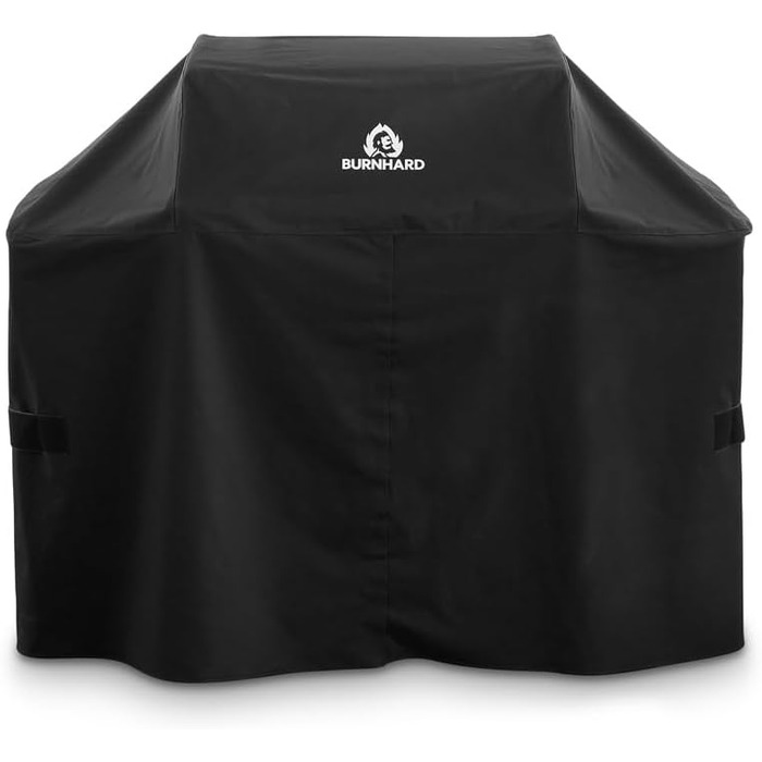 Водонепроникний чохол для гриля BURNHARD FRED 126×128×61,5 см, універсальний захисний тент для барбекю, зимостійкий, з міцного матеріалу, UV-захист