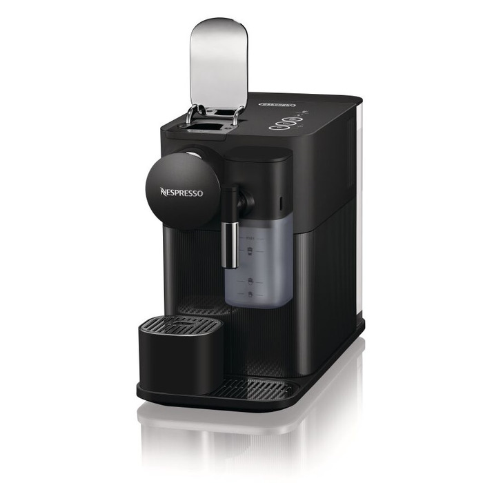 Капсульна кавомашина з капучинатором De'Longhi Lattissima One, 19 бар, чорна