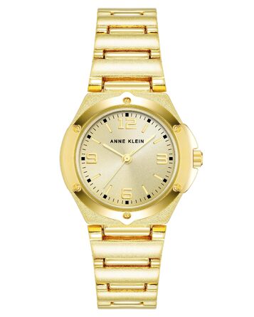 Жіночий наручний годинник-браслет Anne Klein золотистого кольору