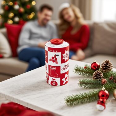 Дифузор для ефірних олій Cavir без води, портативний міні-ароматизатор повітря, USB-зарядка, 3 рівні туману, для дому, офісу, авто (Новорічний)