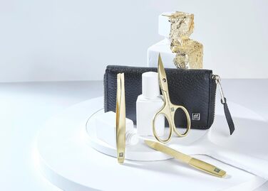 Набір для манікюру ZWILLING Gold Edition (5 предметів, шкіряний етиуль, догляд за руками та ногами), Преміум якість