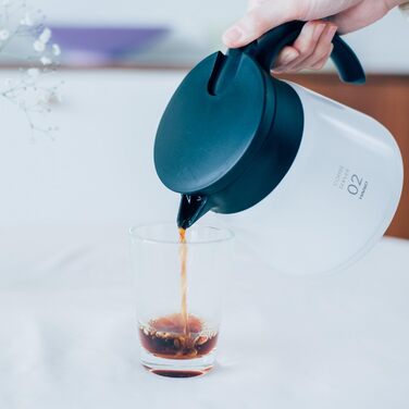 Чайник Hario V60-02, 600 мл, білий, нержавіюча сталь/пластик