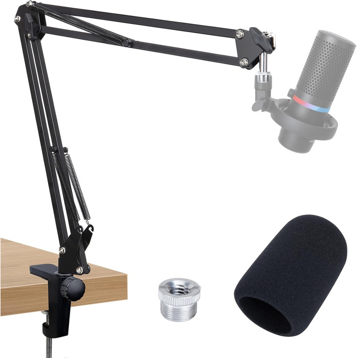 Кріплення-гойдалка HyperX DuoCast - мікрофонний важіль HyperX сумісний з DuoCast, з захистом мікрофона, покращує якість звуку, для DuoCast від SUNMON HyperX