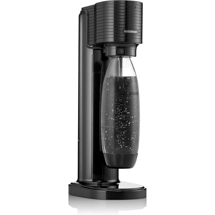 SodaStream Gaia Nero d'Acqua: Газова вода вдома. Комплект з 3 пляшками та циліндром CO2 (425г)