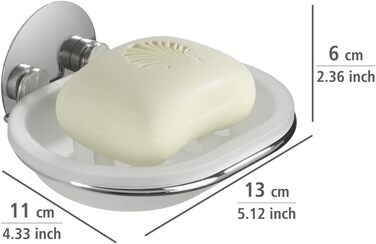 Підставка для мила WENKO Turbo-Loc® 6 x 11 x 13 см, одинарна