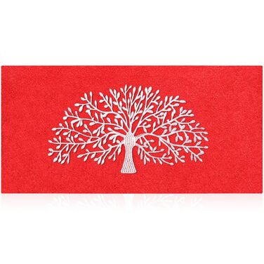 Килимок для підлоги AOAOPQ Tree of Life - антиковзаючий килимок для дому та вулиці (60x90 см, дерево & сірий)