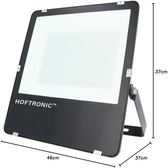 HOFTRONIC - LED Floodlight Outdoor 200W 32000 Lumens 160lm/W 4000K Neutral White Outdoor Floodlight Super Bright Floodlight Outdoor Spotlight 5 Year Warranty