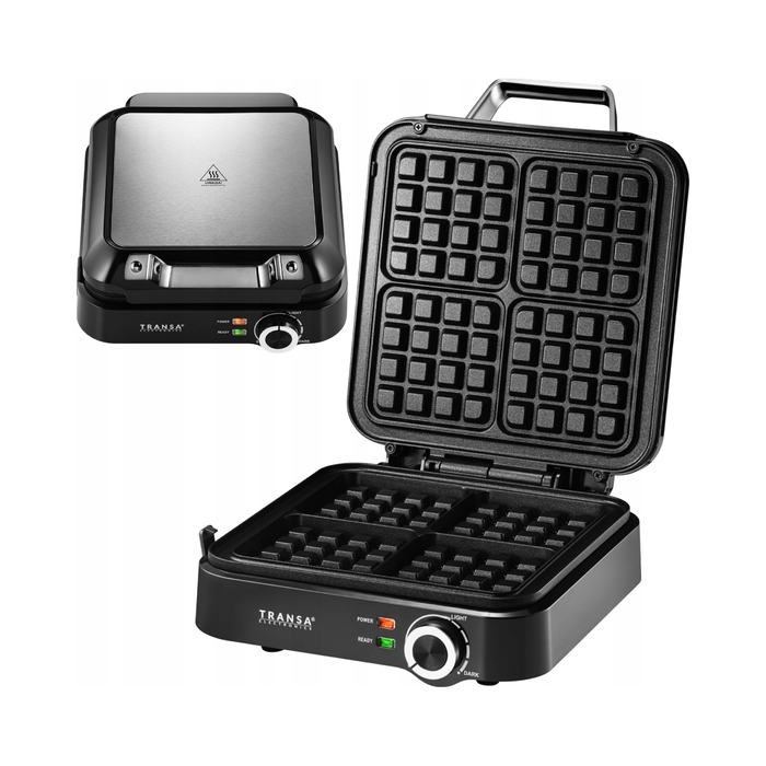 Вафельниця Transa Electronics TE-34, 2200 Вт, чорна