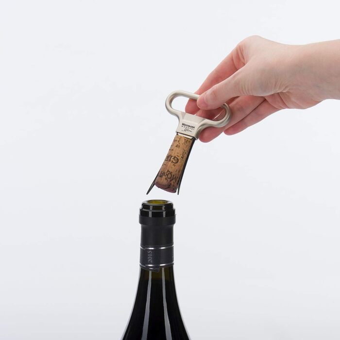 Набір для вина Westmark Wein-Set 6 предметів: штопор Ah-So, 5 лійків Safety, сталь/цинк/PET, срібно-чорний, 628533E6