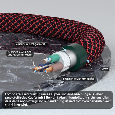 Hi-End мережевий кабель Monosaudio P083 1.5м, мідний екранований OFC HiFi кабель живлення AC, 16мм, вилка Schuko та роз'єм IEC C15 для підсилювача, DVD, сабвуфера та декодера