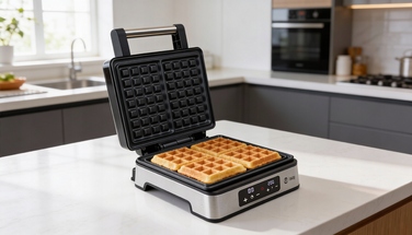 Вафельниця ISAJ 3024, 2200 Вт, срібляста