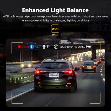 Відеореєстратор Z-Edge 4K Dual Autokamera з GPS, WiFi та LCD 2.7 дюйма. Підтримка запису 4K, 2K, 1080P, WDR, G-сенсор, нічне бачення, паркувальний режим. Версія 2025.