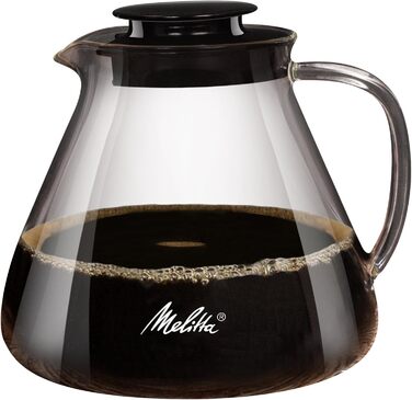 Melitta borosilicate glass carafe, robust and heat-resistant, 1 liter, 217632