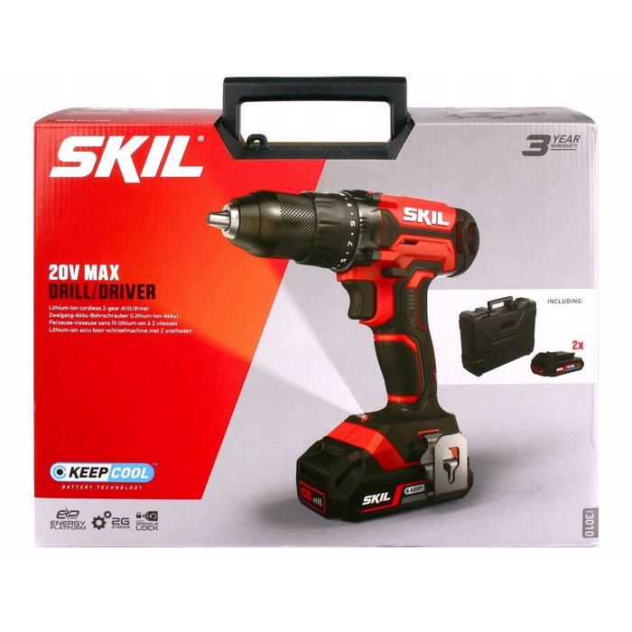 Акумуляторний шурупокрут Skil 20 V DD1E3010AA