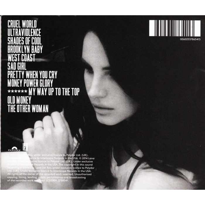 Lana Del Rey - Ultraviolence [Вінілова платівка LP] + MP3 код