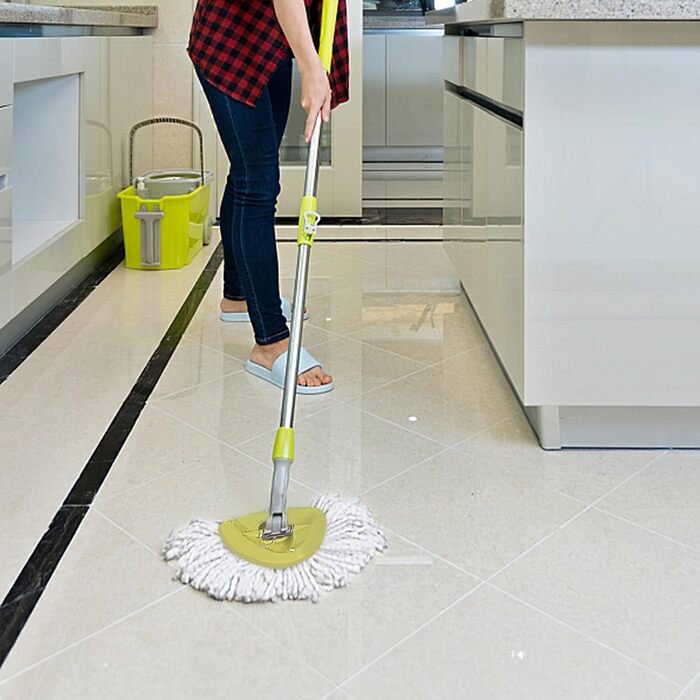 EasyWring Spin Mop Refill Pack, compatible with O-Ceda, microfiber spinning mop heads, replacement mop head, 6 pieces