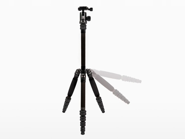 Подорожній карбоновий штатив 139 см з алюмінієвою головкою