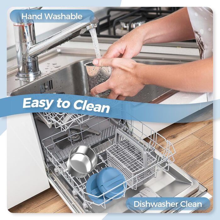 Електрична ланчбокс 80W для дорослих з термоізоляцією, нержавіюча сталь, набір виделки та ложки, 2 контейнери по 1.5л, 3-в-1, 12/24/110~230V, витокозахисний, для авто, вантажівки, офісу (блакитний 1.2л, євро-штекер)