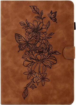 Чохол MOKASE для Kindle Paperwhite 5/6/7/10 (2012-2018) з велюру, підставка, авто-сон/пробудження, тримач для ручки, коричневий