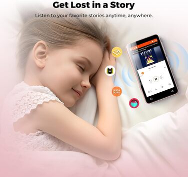 MP3 плеєр з Bluetooth та WiFi Inioasis для дітей: Android, Spotify, Amazon Music, 4