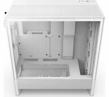 Корпус NZXT H5 Flow RGB Midi Tower, білий