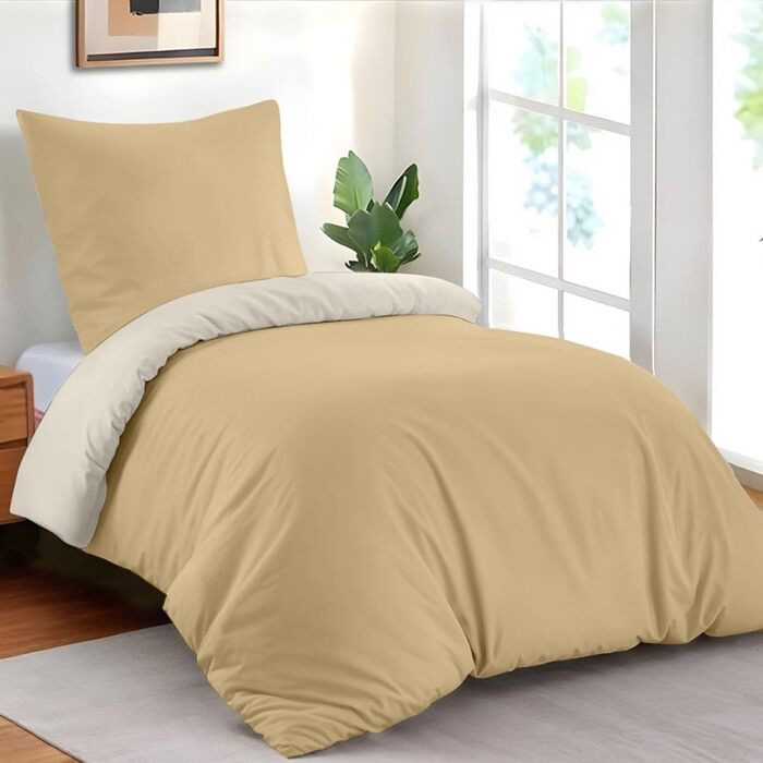 Комплект постільної білизни Dreamzie 240x220 см з 2 наволочками 80x80 см, чорний/темно-сірий. 100% мікрофібра, сертифікат Oeko TEX. Також доступний розмір 140x200 см + наволочки 65x65 см, бежевий/пісочний